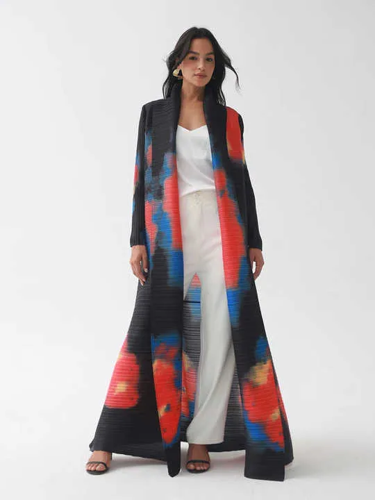 عباية مياكي مطوية عالية الجودة - High quality pleated Miyake abaya