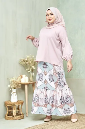Aasma Kurung Set - Flamingo Pink