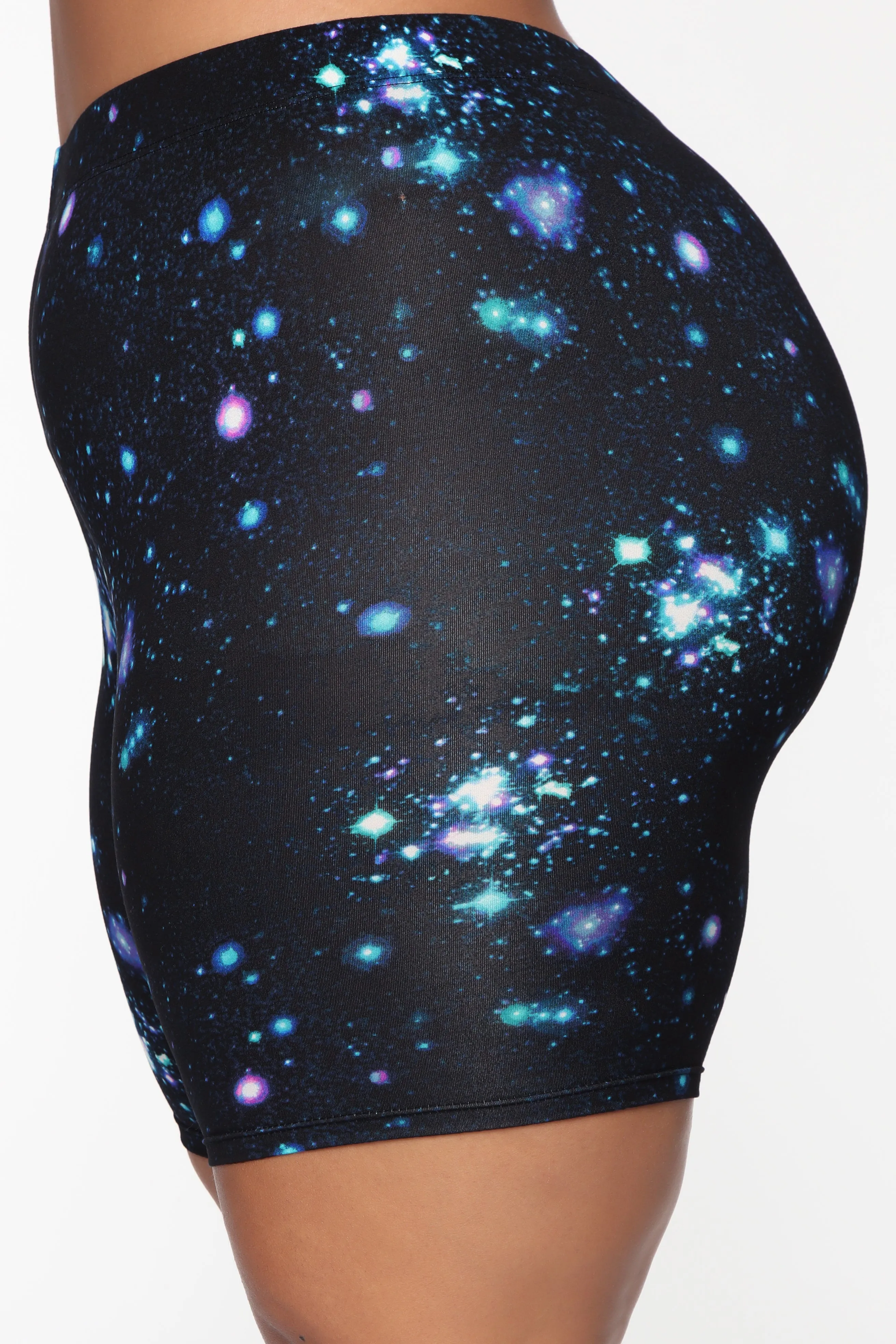 Always Different Biker Short - Black/Multi