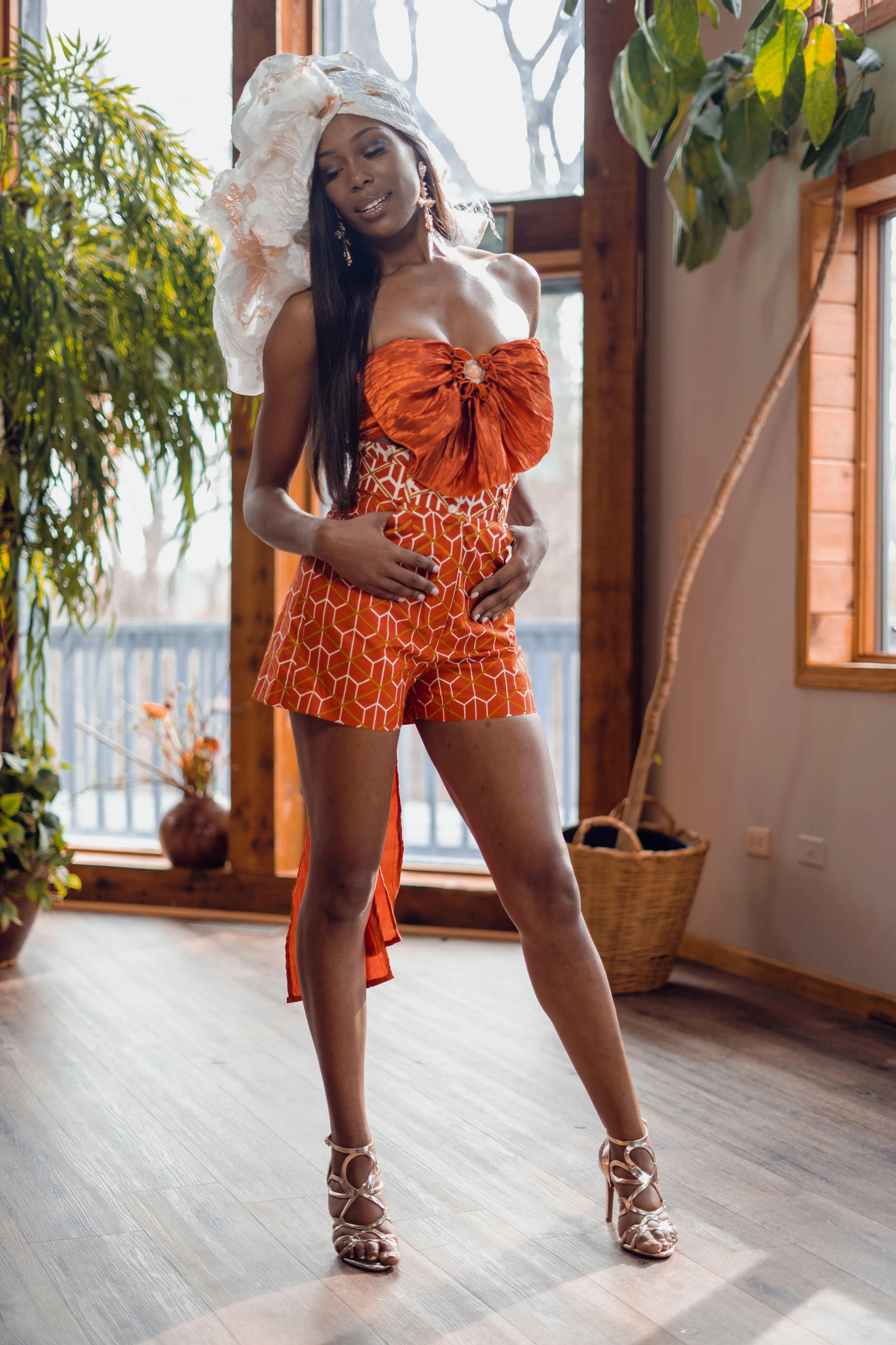 Atinkapa bandeau top.