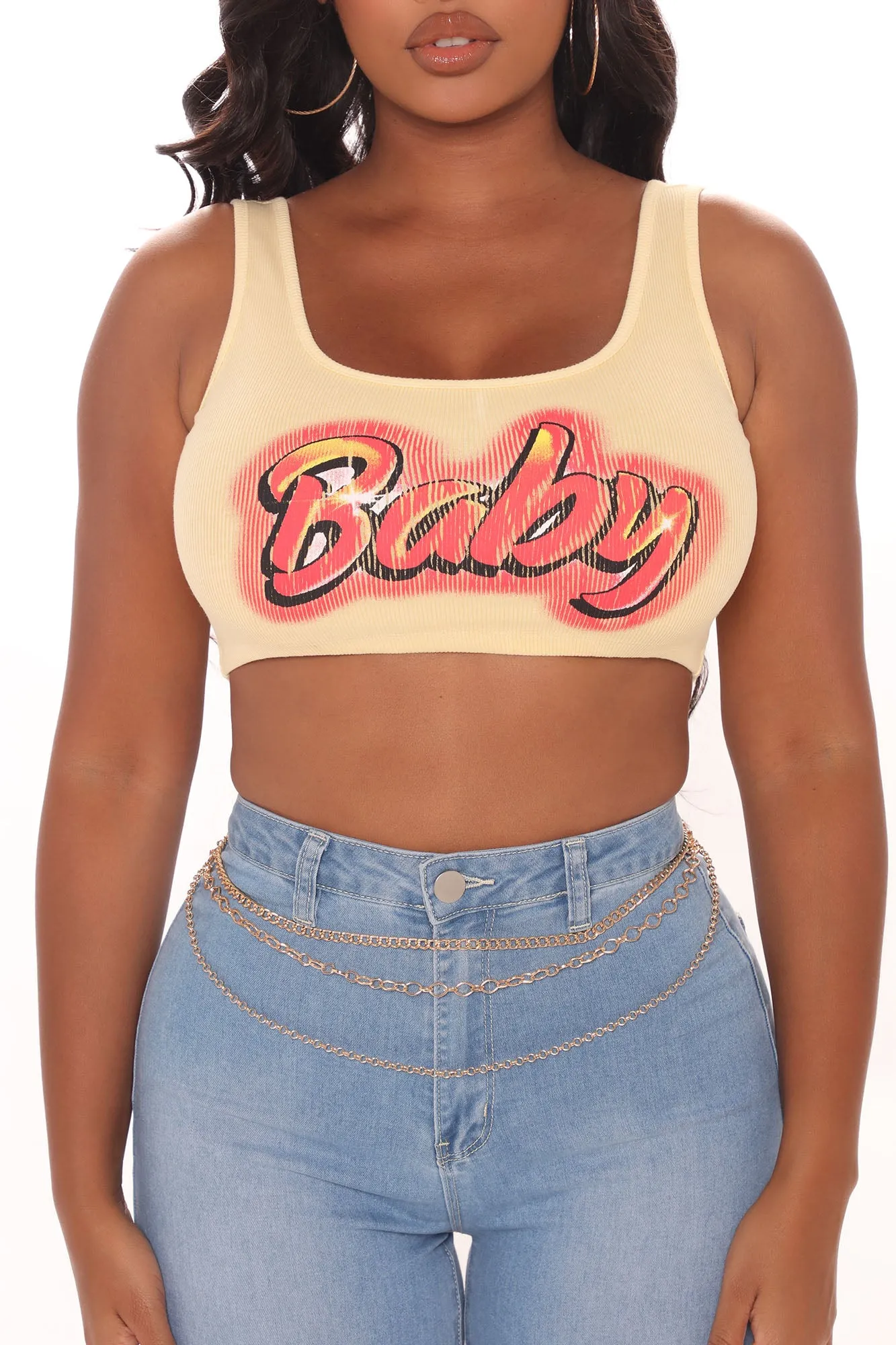 Baby Air Brush Tank - Yellow
