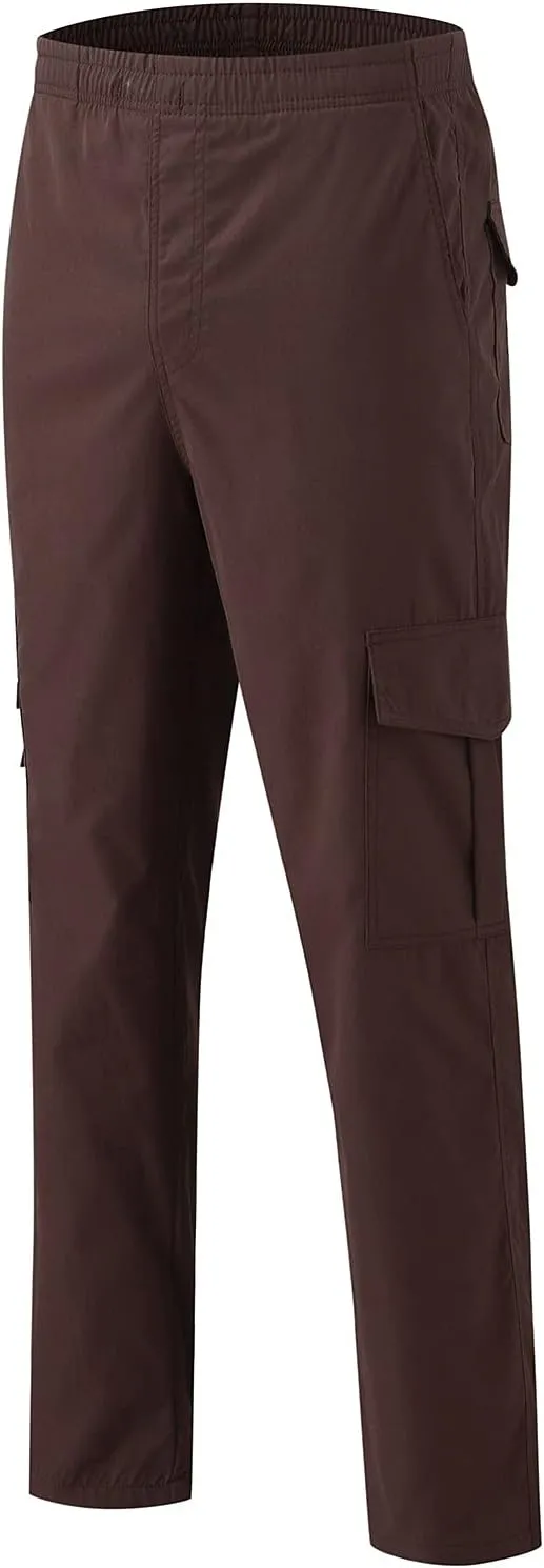 Cargo Pants for Men Relaxed Fit Gym Pants Men Joggers Sweatpants Slim Fit Workout Cotton Pants with Elastic Waistband