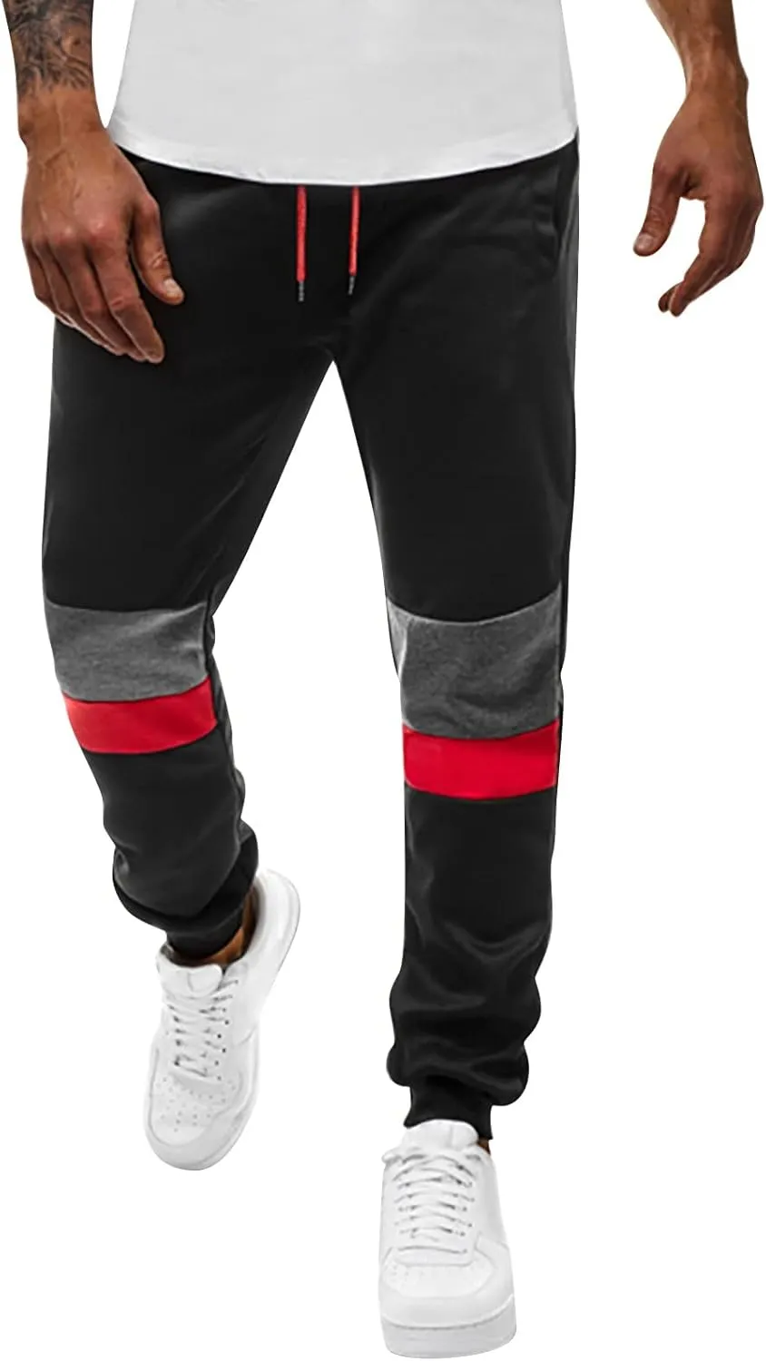 Cargo Pants for Men Relaxed Fit Mens Cargo Pants Slim Fit Trousers Mens Sweatpants Athletic Workout Casual Sweatpants