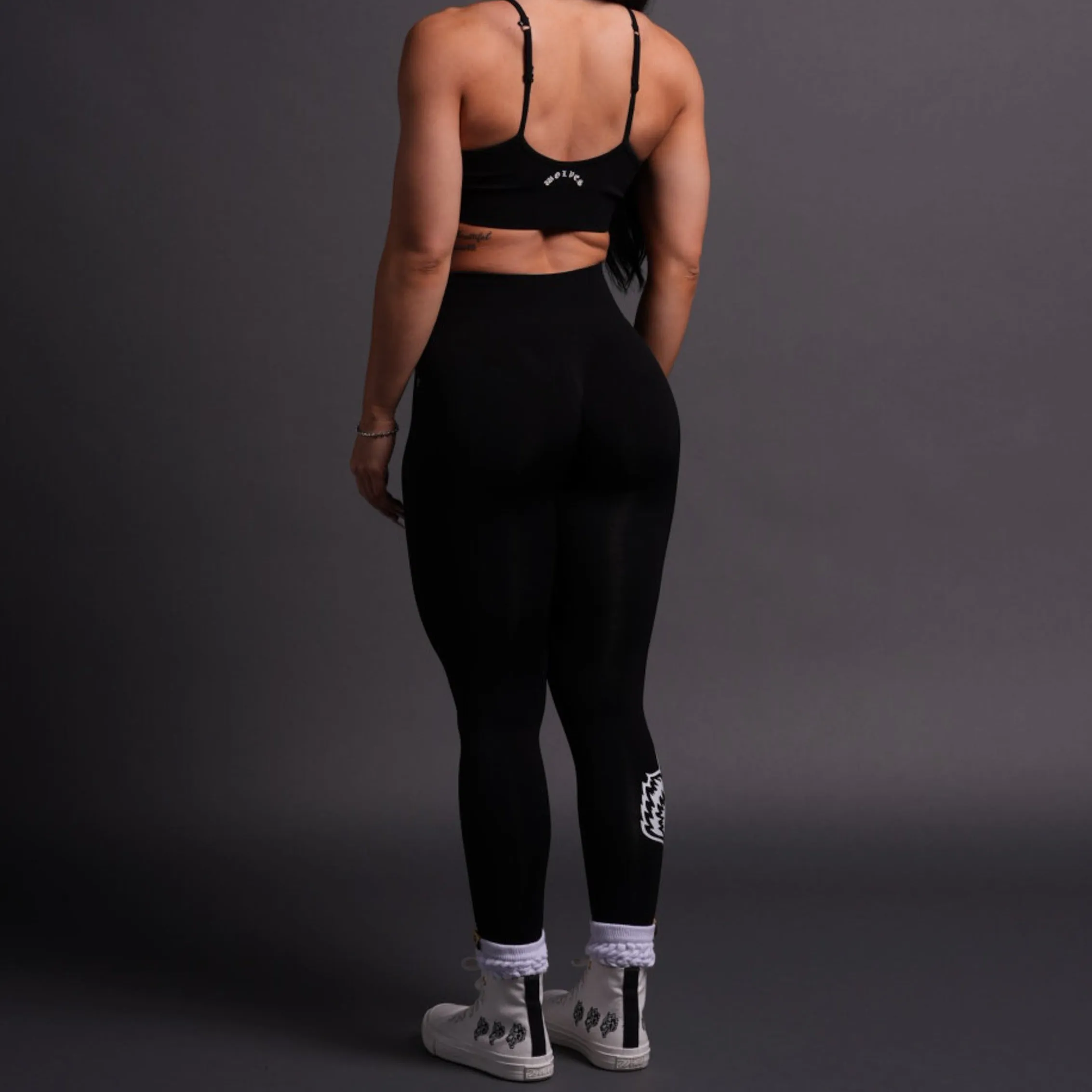 Chopper "Everson Seamless" Scrunch Leggings in Black