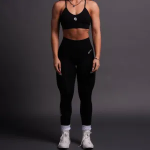 Chopper "Everson Seamless" Scrunch Leggings in Black