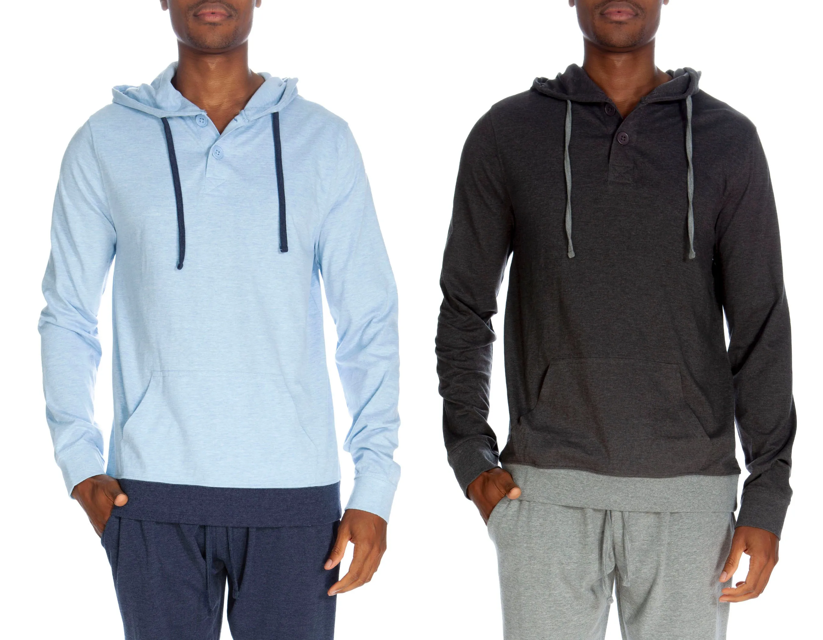 Contrast Waistband Cuffed Jogger 2 Pack