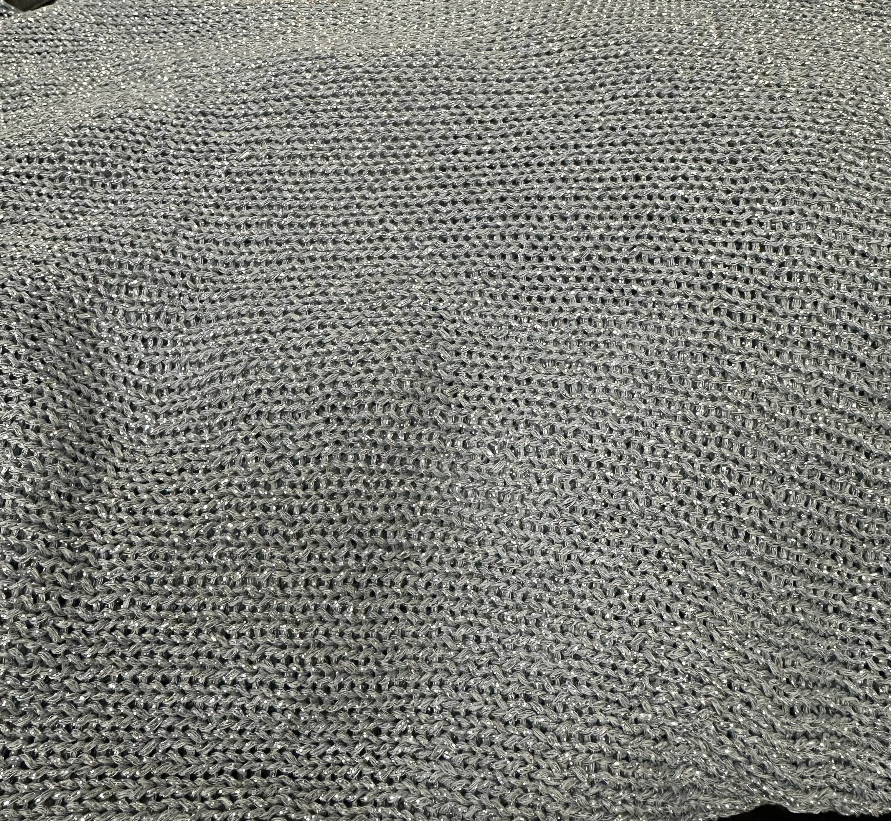 Golden Lurex 3/4 Sleeve Sweater