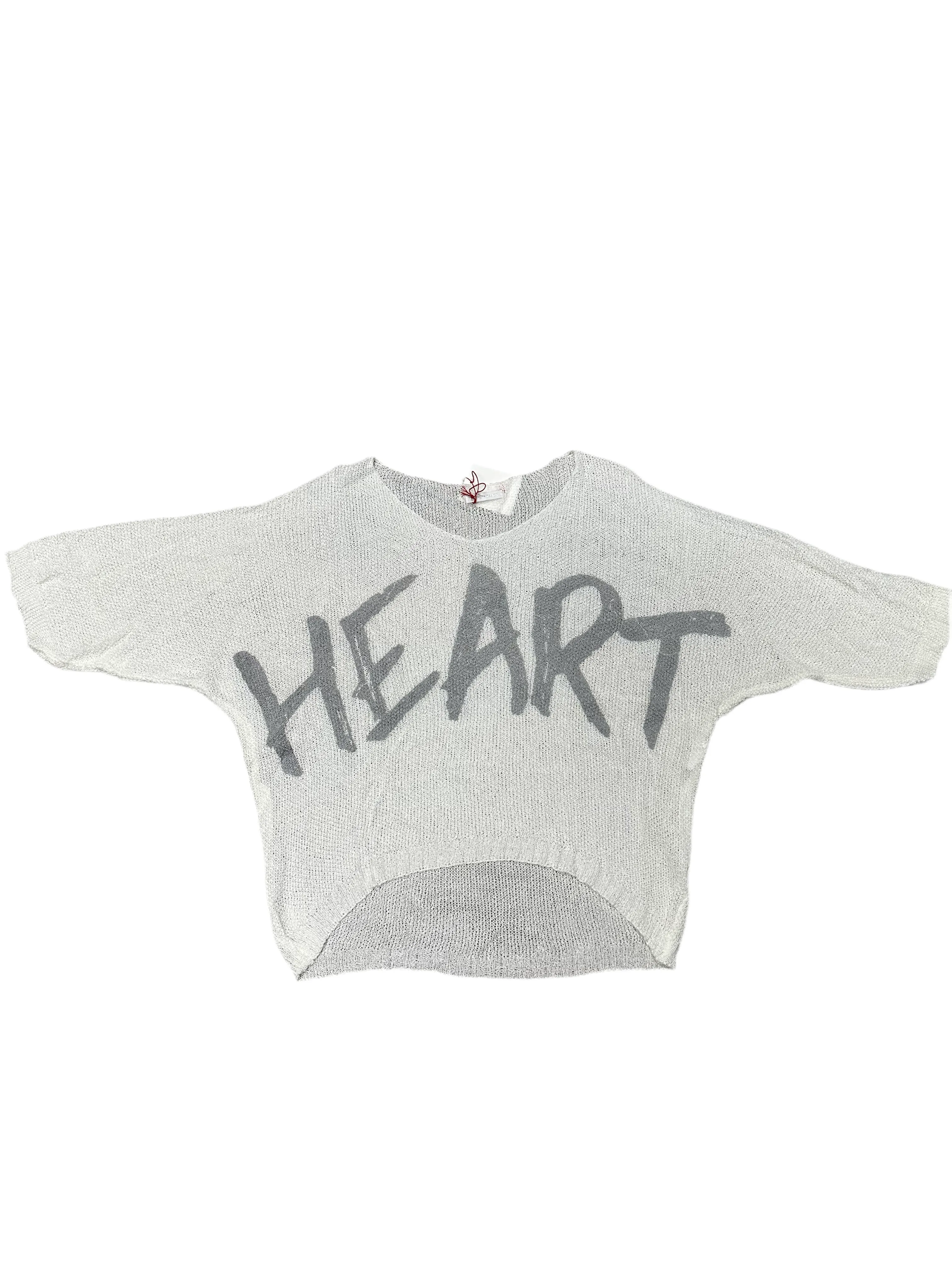 Heart Letter Sweater