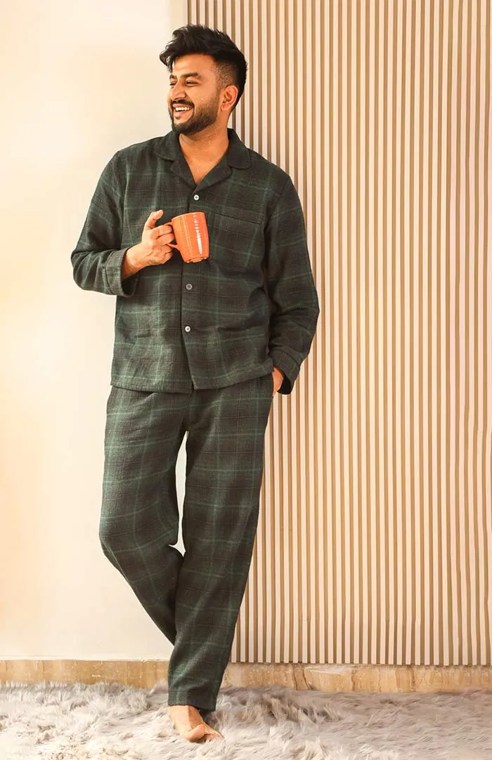 Holy Green  | Checkered Loungewear Set