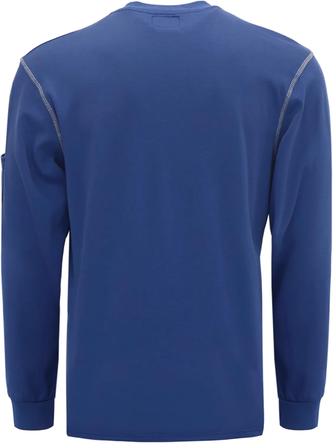 KONRECO FR Shirts for Men Long Sleeve Henley 7oz 100% Cotton FRC Clothing Welding Shirt