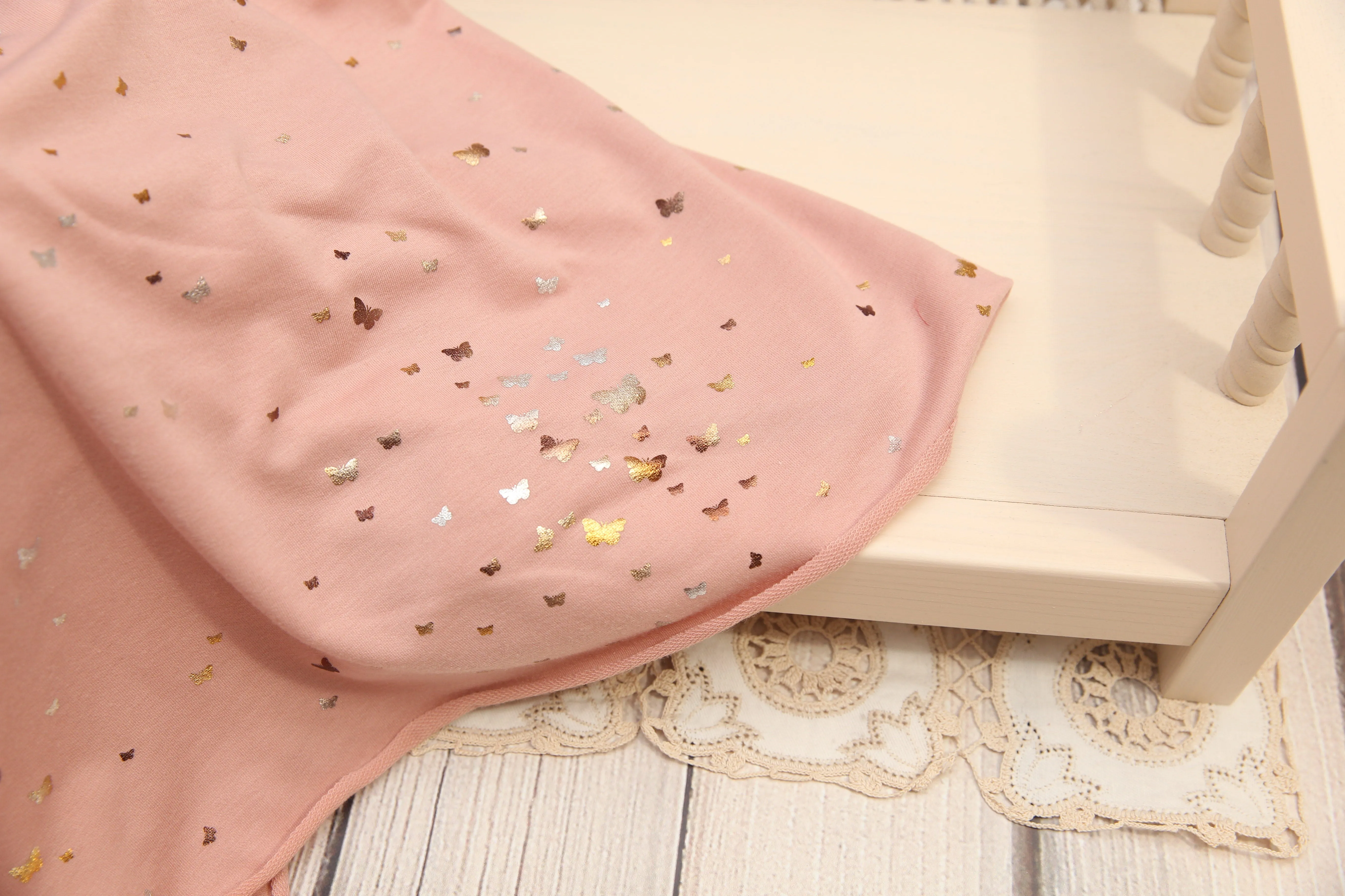 MADE TO ORDER- REVERSIBLE (Size- 11x17) Two Color Gold BUTTERFLY NB Mattress