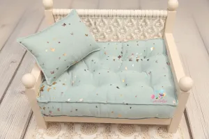 MADE TO ORDER- REVERSIBLE (Size- 11x17) Two Color Gold BUTTERFLY NB Mattress