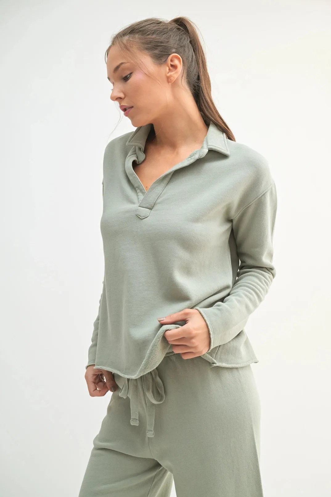 malibu vintage henley top