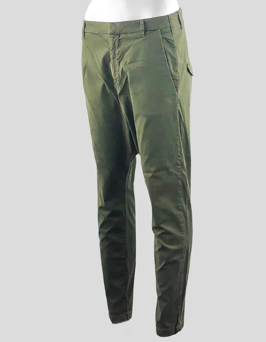 Nili Lotan Paris Pants Army Green Size 2 US