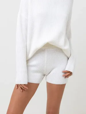 Rhythm - Classic Knit Short - Cream