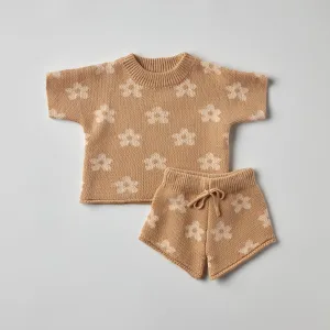 Summer Knit Set in Floral