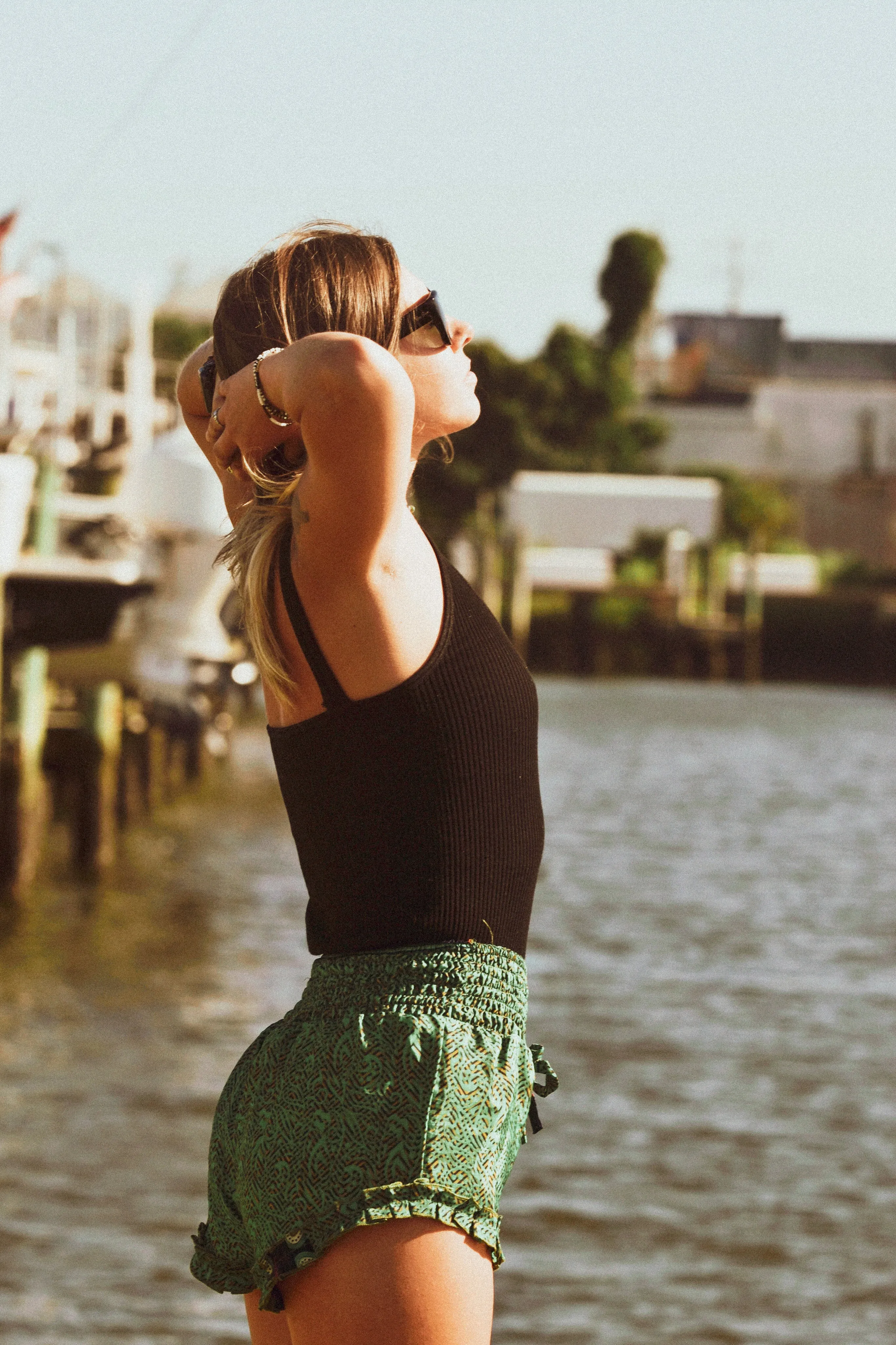 Upcycled Sari Shorts