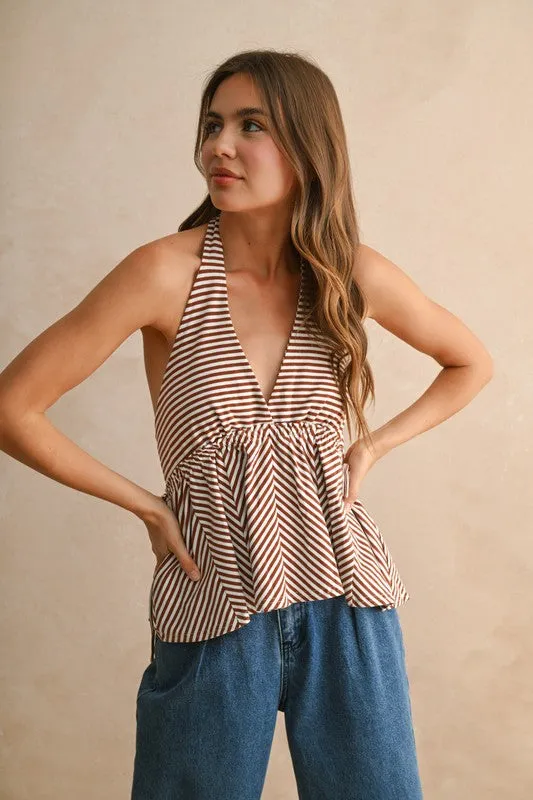 With Love Stripe Top